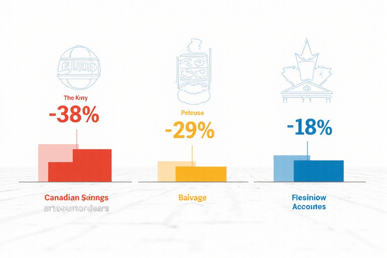 Comparison chart of Canadian savings accounts